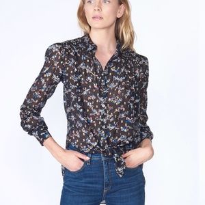 Veronica Beard Dazed Smocked Shirt NWT📸